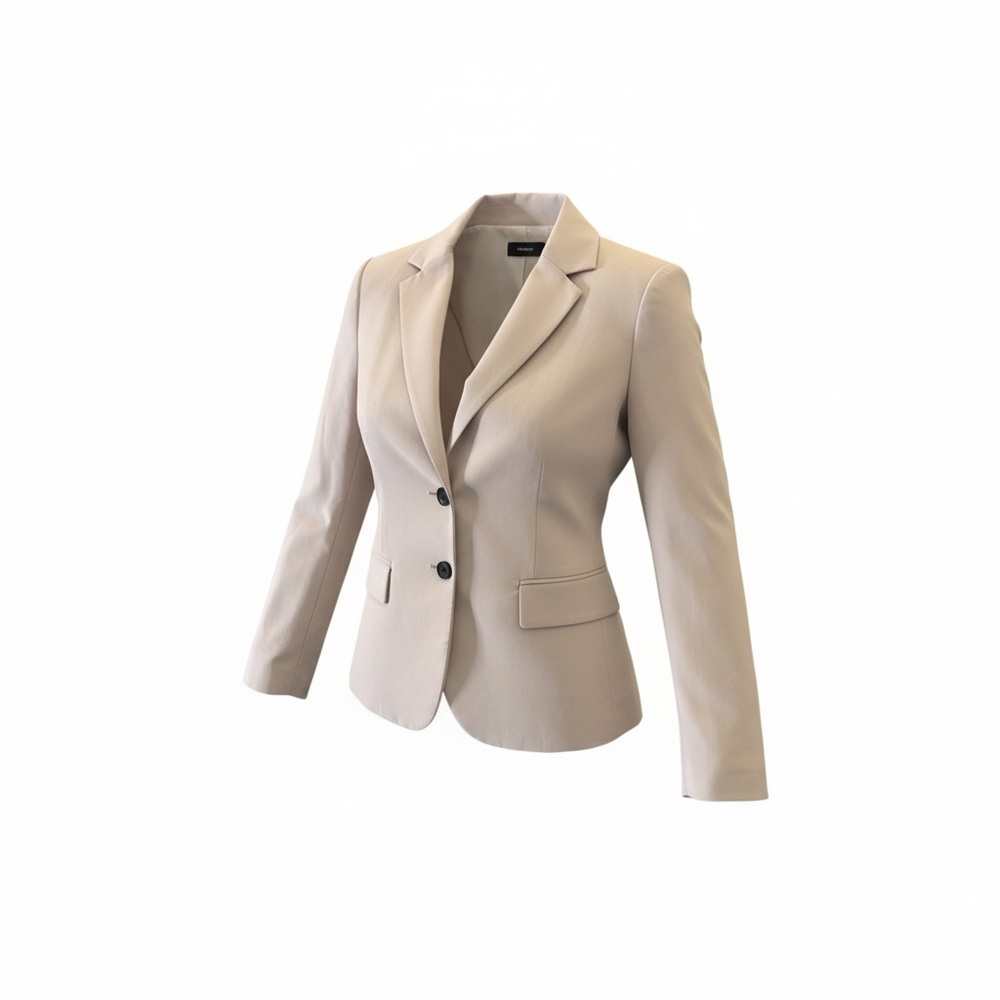 Theory Women's Tailored Beige Blazer Jacket